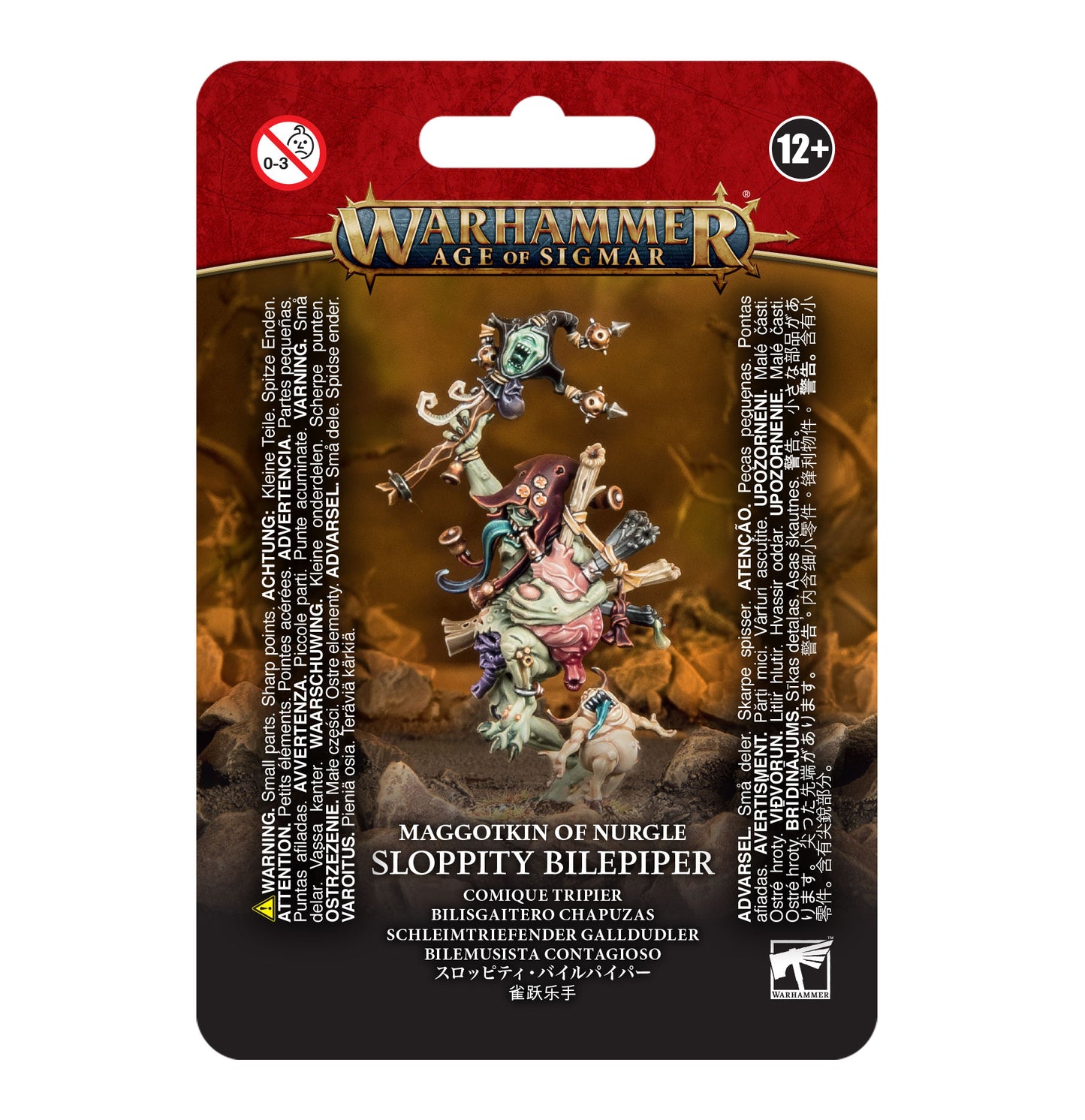 Warhammer Age of Sigmar - Maggotkin of Nurgle - Sloppity Bilepiper Image