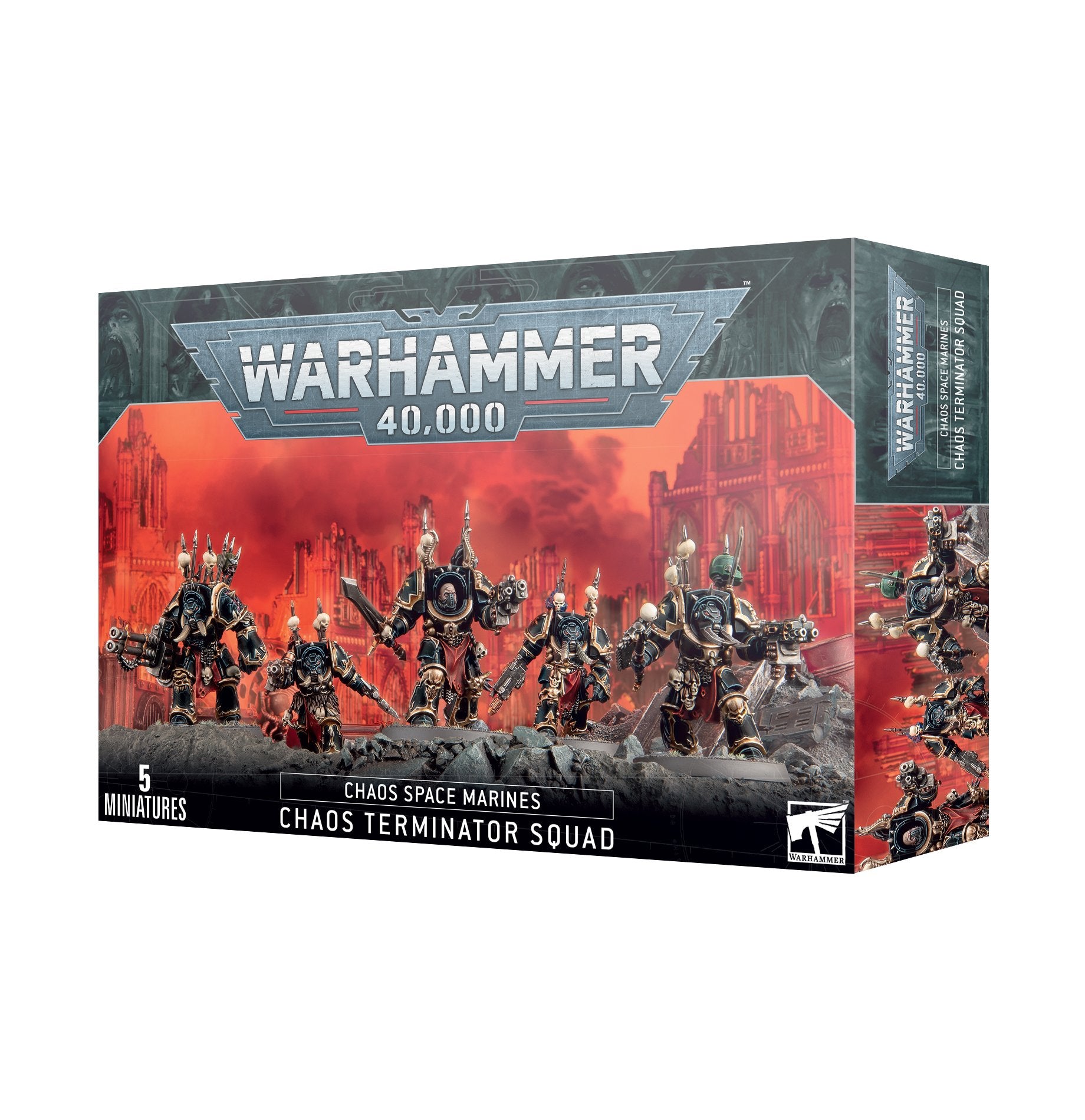 Warhammer 40k - Chaos Space Marines - Chaos Terminator Squad Image