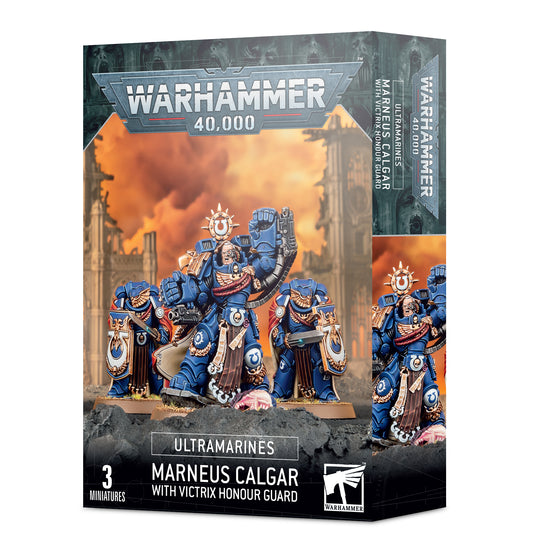 Warhammer 40k - Ultramarines - Marneus Calgar with Victrix Honour Guard Image