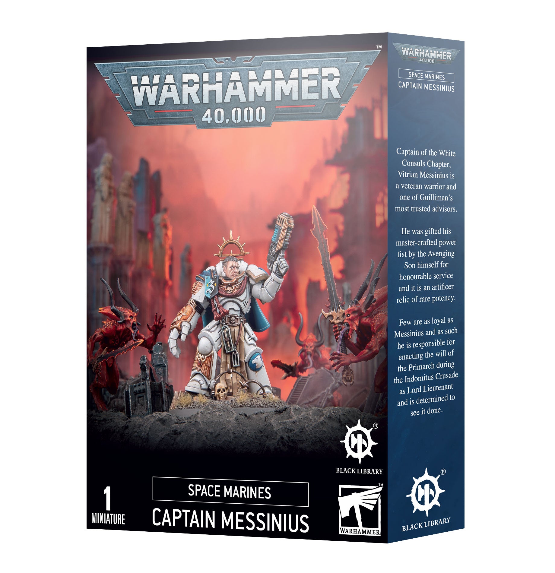 Warhammer 40k - Space Marines - Captain Messinius Image