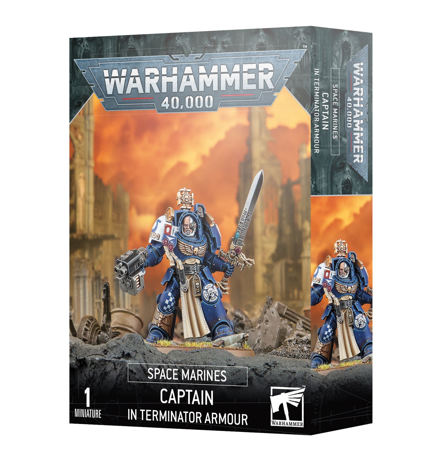 Warhammer 40k - Space Marines - Captain in Terminator Armour Image