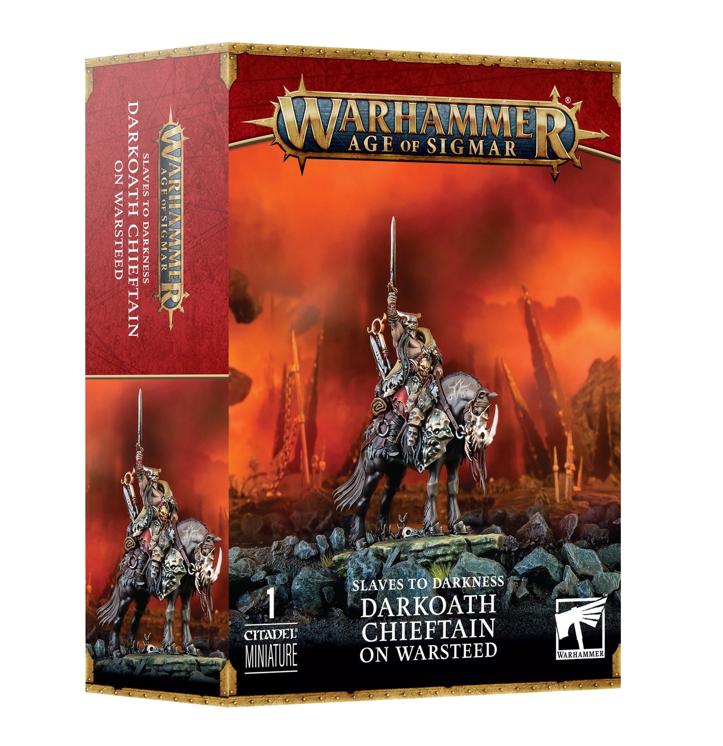 Warhammer Age of Sigmar - Slaves to Darkness - Darkoath Chieftain on Warsteed