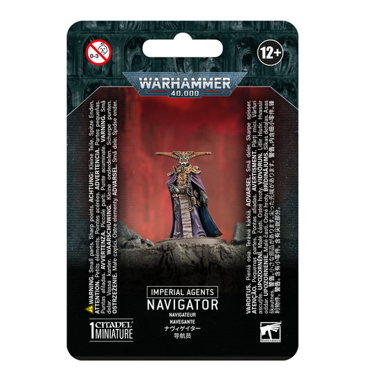 Navigator for Imperial Agents army, a shadowy noble wielding psychic powers for your Warhammer 40,000 force.