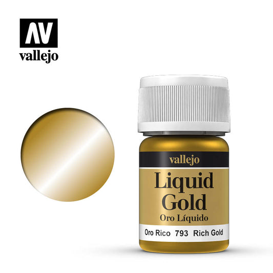 Vallejo - Liquid Gold -Alcohol Base Rich Gold 35ml