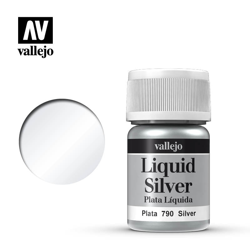 Vallejo - Liquid Gold - Alcohol Base Silver 35ml