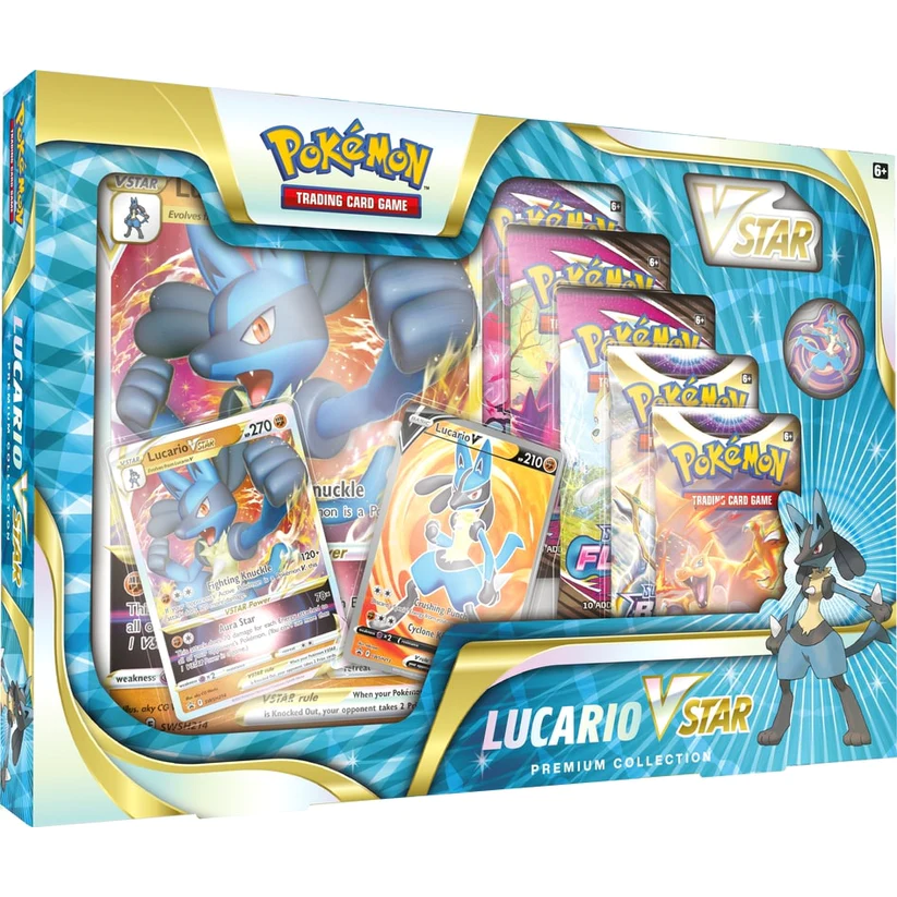 POKEMON - BOX SET - LUCARIO VSTAR PREMIUM COLLECTION