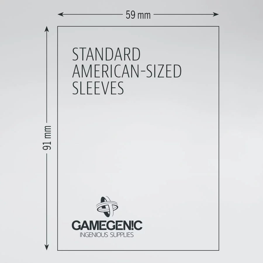 GAMEGENIC - Board Game Sleeves - Standard American-Sized (50)