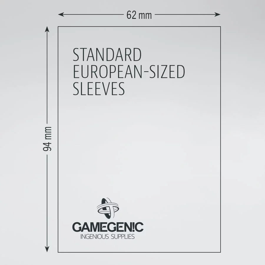 GAMEGENIC - Board Game Sleeves - Standard European-Sized (50)