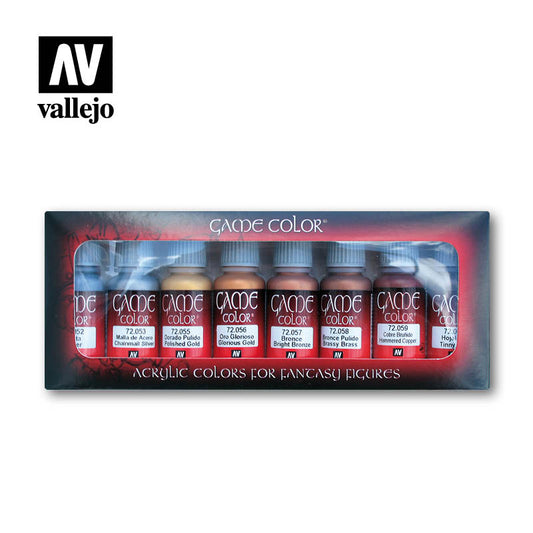 Vallejo - Game Color - Metallic Colors - Set of 8