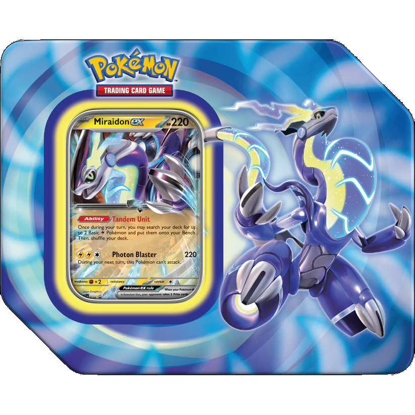 POKEMON - PALDEA LEGENDS TIN - MIRAIDON EX