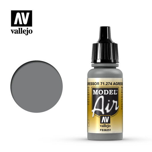 Vallejo - Model Air Agressor Gray 17ml