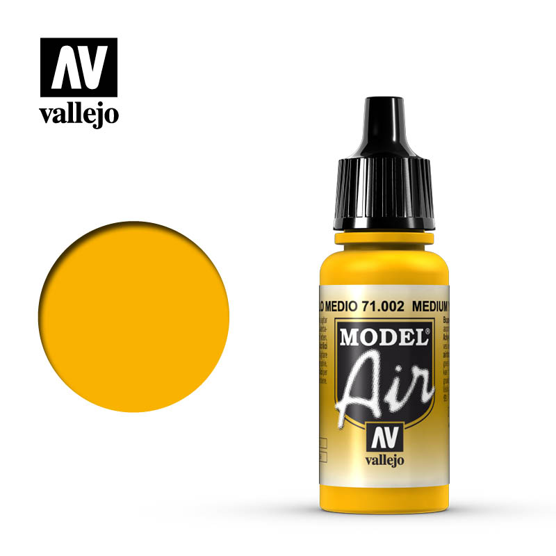 Vallejo - Model Air Medium Yellow 17ml