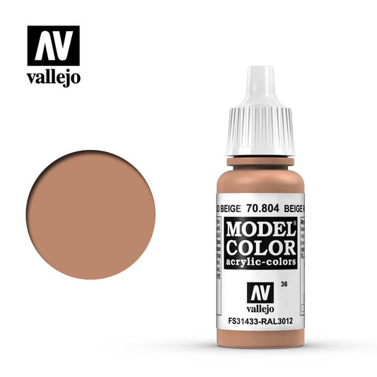 Vallejo - Model Color Beige Red 17ml