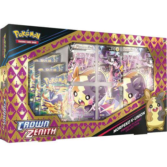 POKEMON - CROWN ZENITH - PREMIUM PLAYMAT COLLECTION - BOX SET - MORPEKO V-UNION