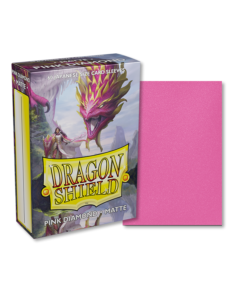 Dragon Shield - Sleeves -  Matte Pink Diamond Japanese (60)