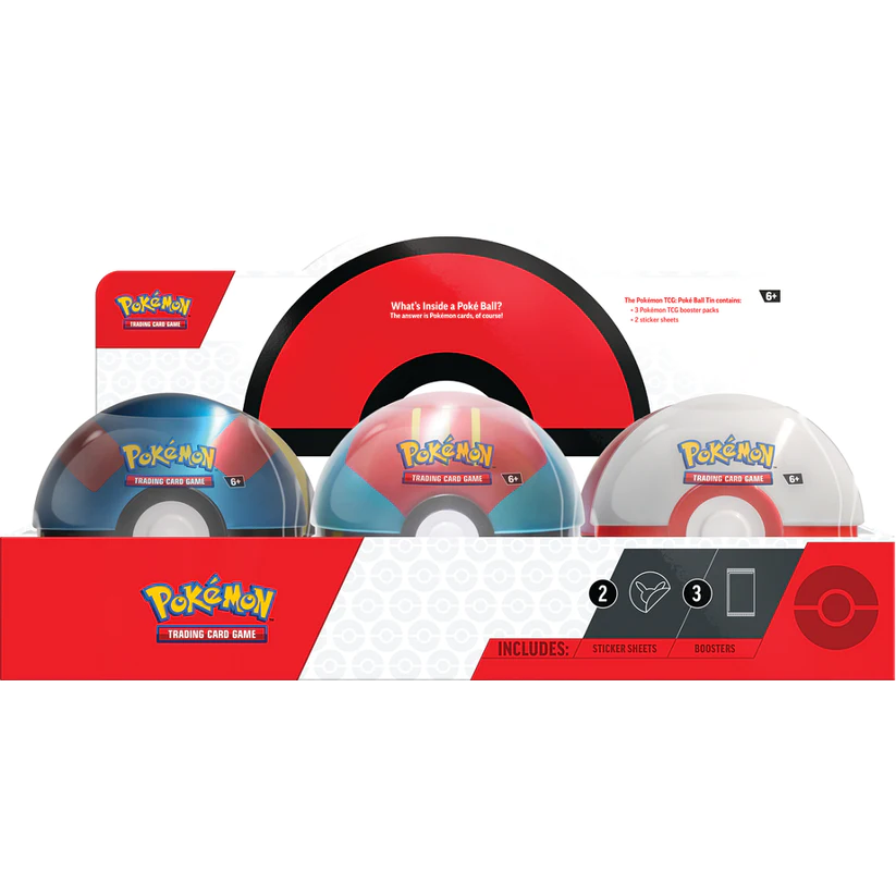 POKEMON - Q3 2023 - POKEBALL TIN (ASSORTED) C23