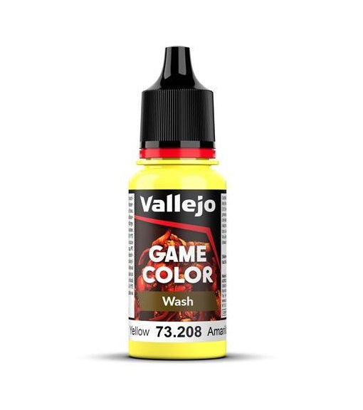 Vallejo - Game Color Wash Yellow 18ml