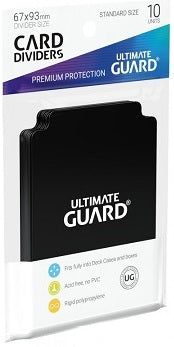 Ultimate Guard - Card Dividers - Black (10)