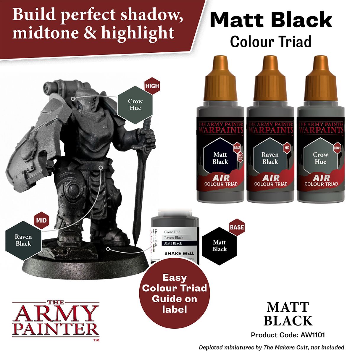 Army Painter - Warpaints - Air - Matt Black