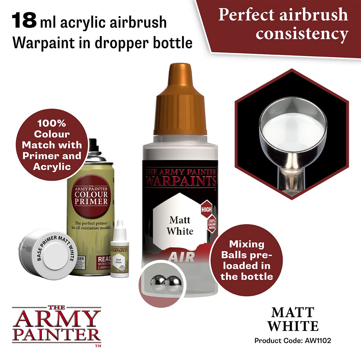 Army Painter - Warpaints - Air - Matt White