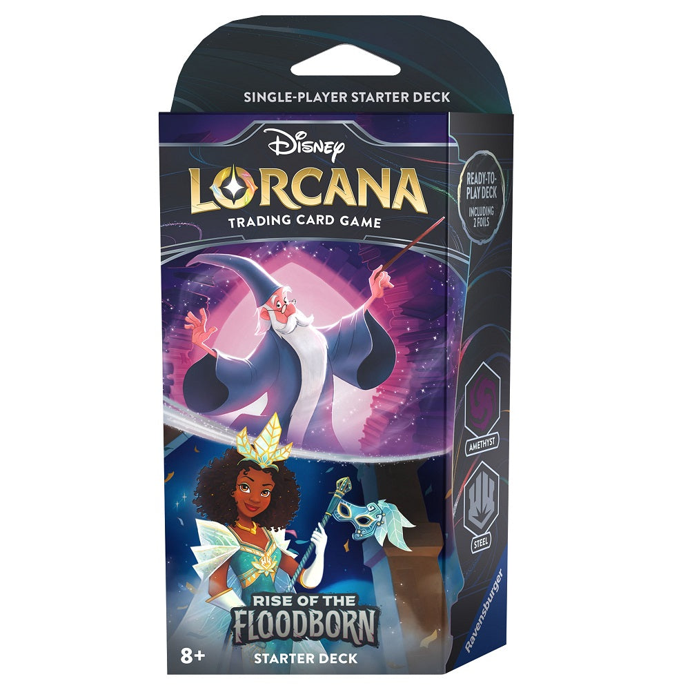 Disney Lorcana - Rise of the Floodborn - Starter Deck (Amethyst & Steel)