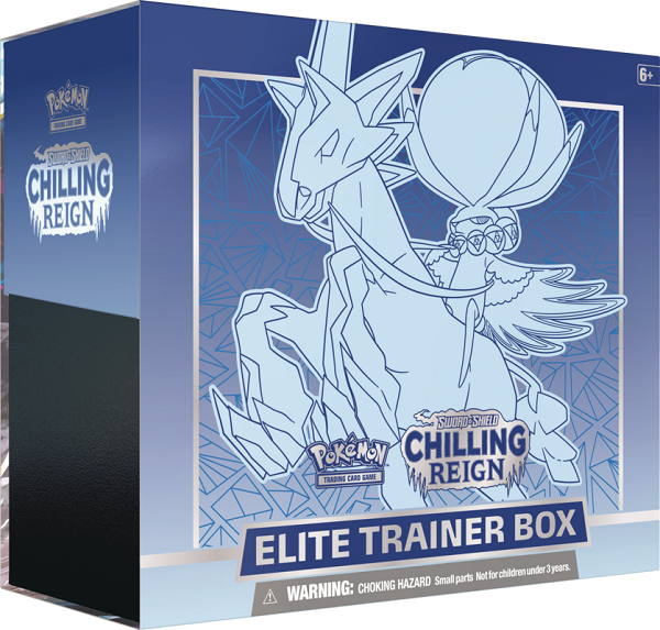 POKEMON - CHILLING REIGN - ELITE TRAINER BOX - ICE RIDER CALYREX