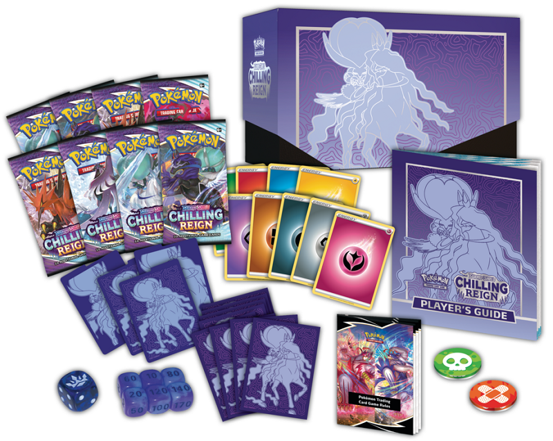 POKEMON - CHILLING REIGN - ELITE TRAINER BOX - SHADOW RIDER CALYREX