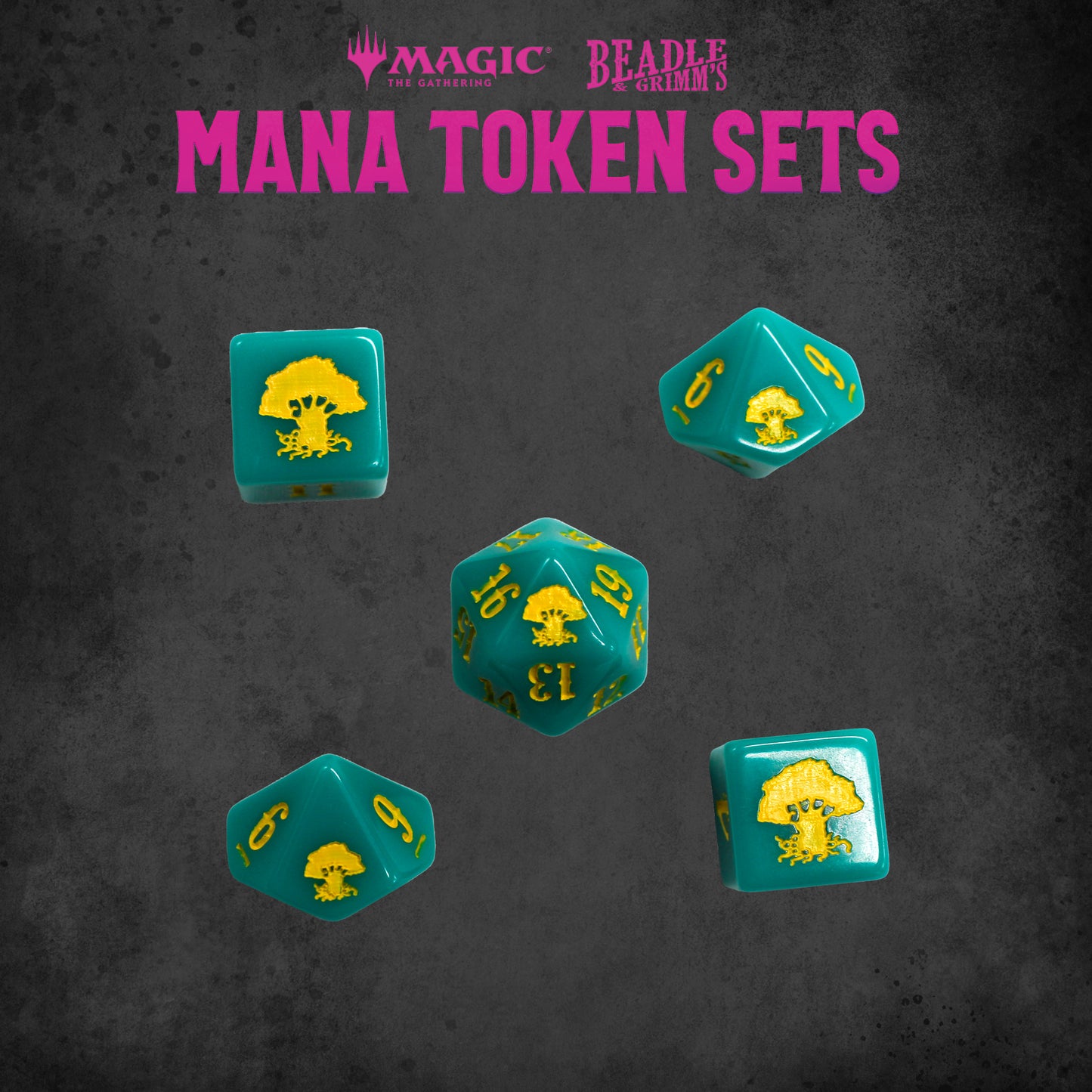 Beadle & Grimm's - MTG Mana Token Set - Green