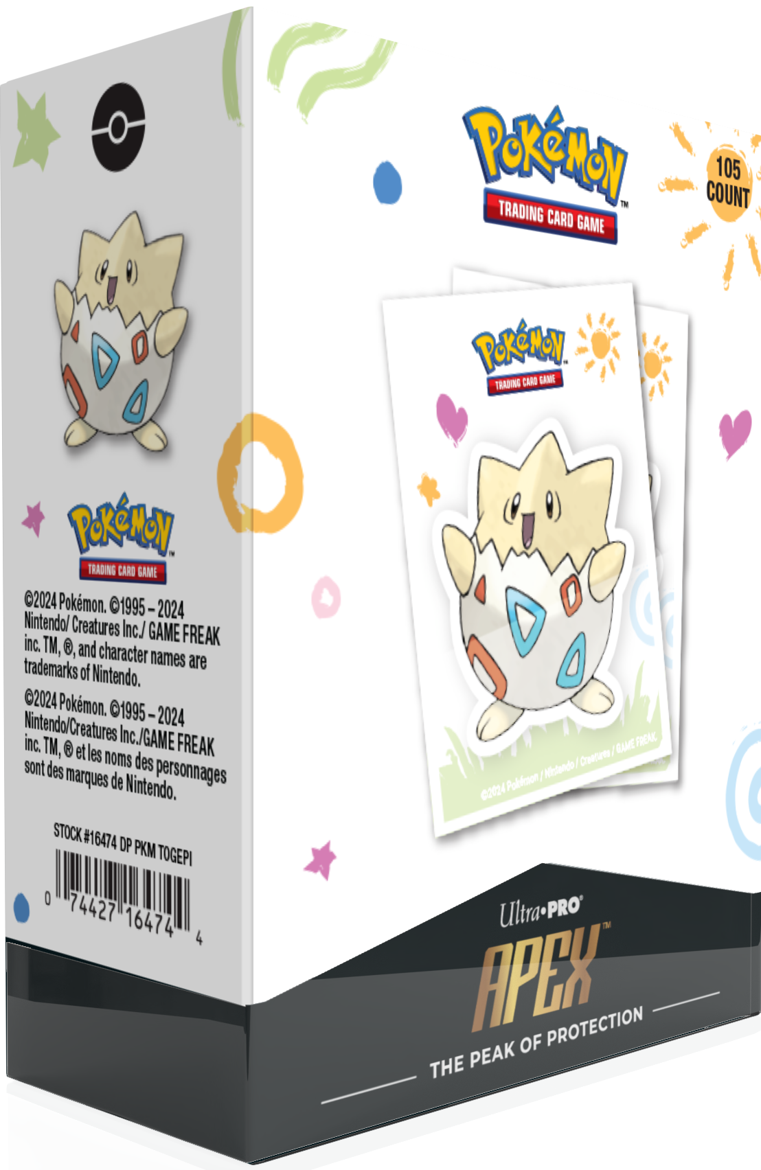 Ultra Pro - Pokemon - Deck Protectors - Apex - Togepi