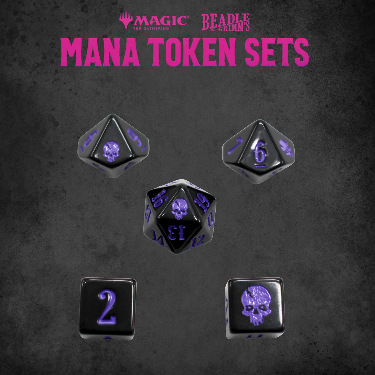 Beadle & Grimm's - MTG Mana Token Set - Black