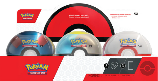 POKEMON - Winter 2024 - POKEBALL TIN (ASSORTED)