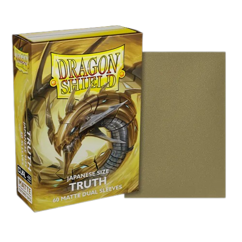 Dragon Shield - Sleeves - Matte Dual Truth Japanese (Gold) (60)