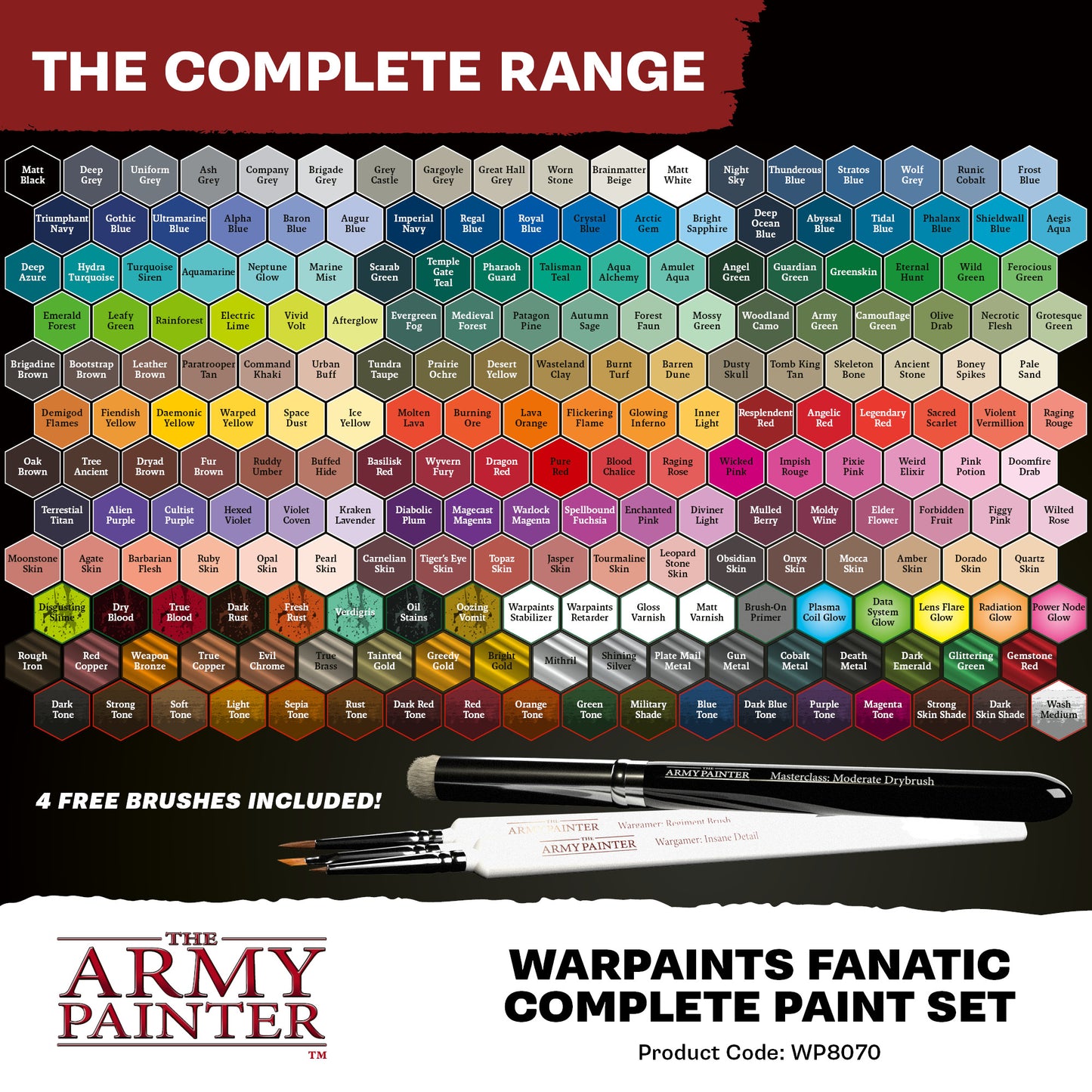 Army Painter - Paint Set - Fanatic - Complete Paint Set (216)