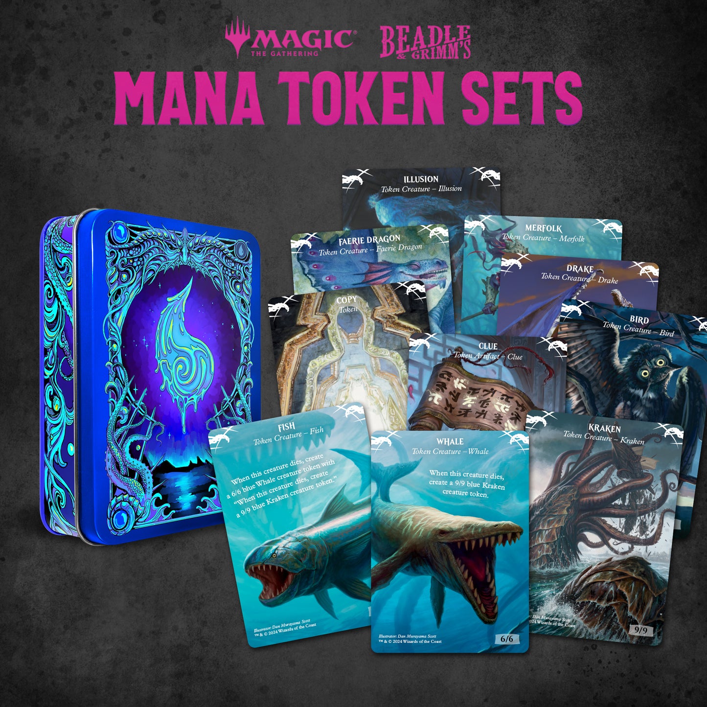 Beadle & Grimm's - MTG Mana Token Set - Blue