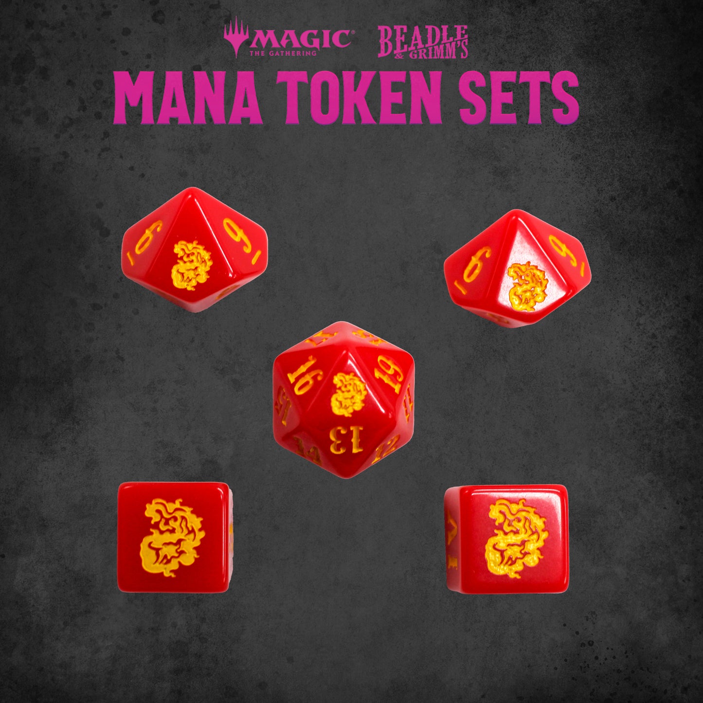 Beadle & Grimm's - MTG Mana Token Set - Red