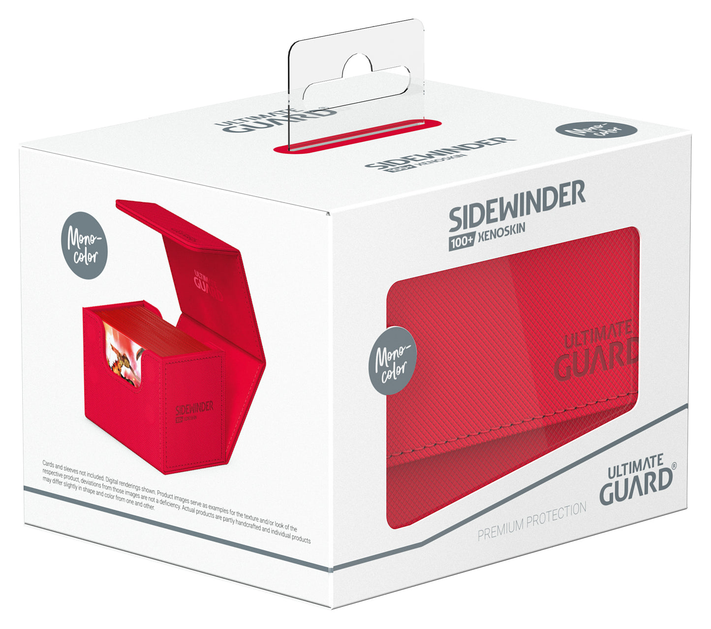 Ultimate Guard - Sidewinder 100+ - Monocolor Red