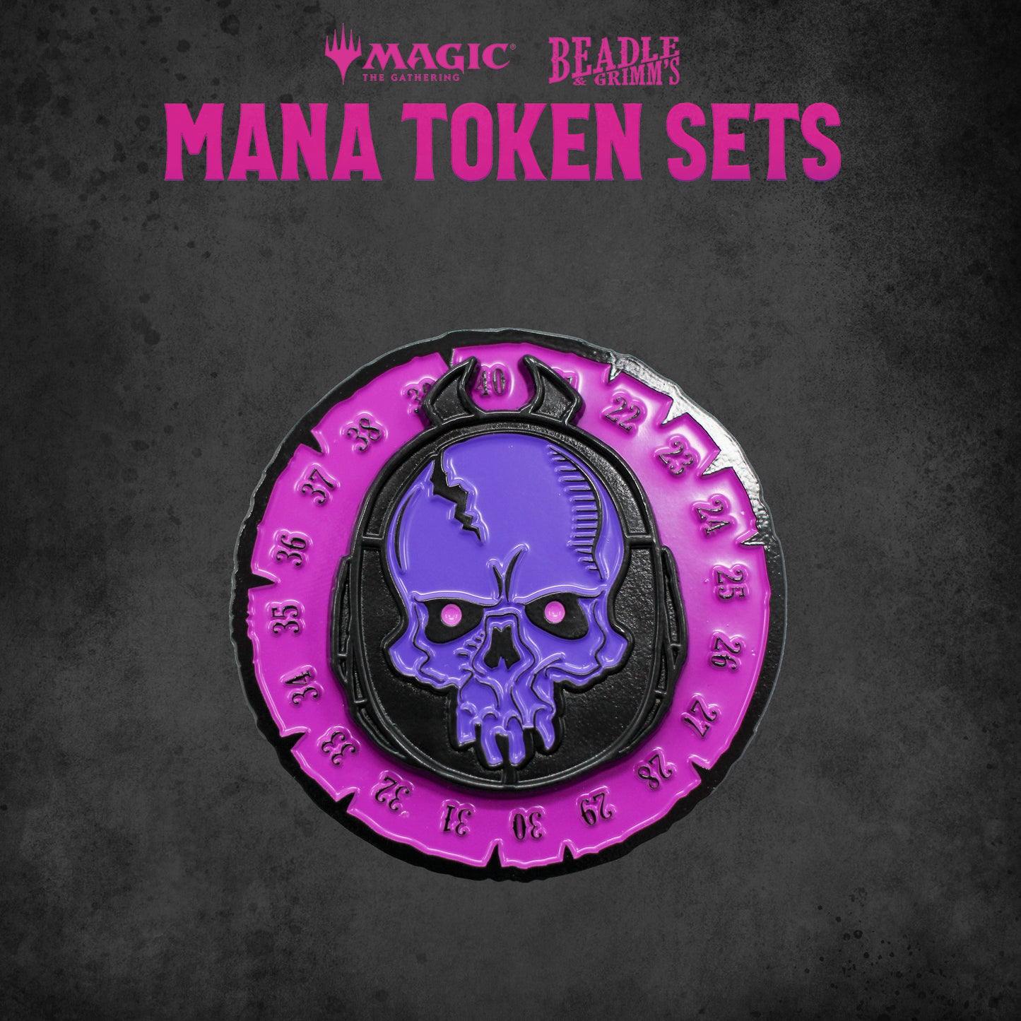 Beadle & Grimm's - MTG Mana Token Set - Black