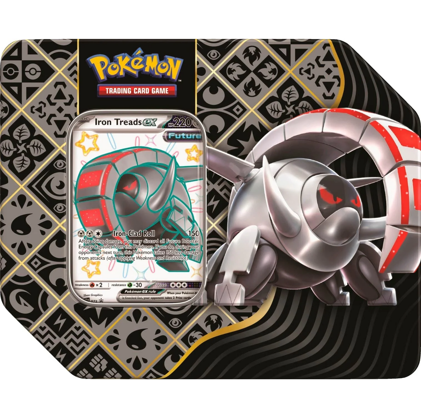 POKEMON - PALDEAN FATES - SHINY IRON TREADS TIN