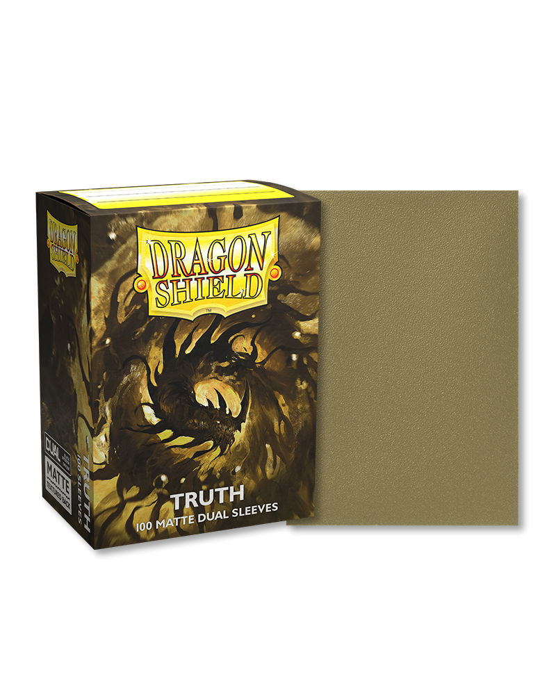 Dragon Shield - Sleeves - Matte Dual Truth (Gold) (100)