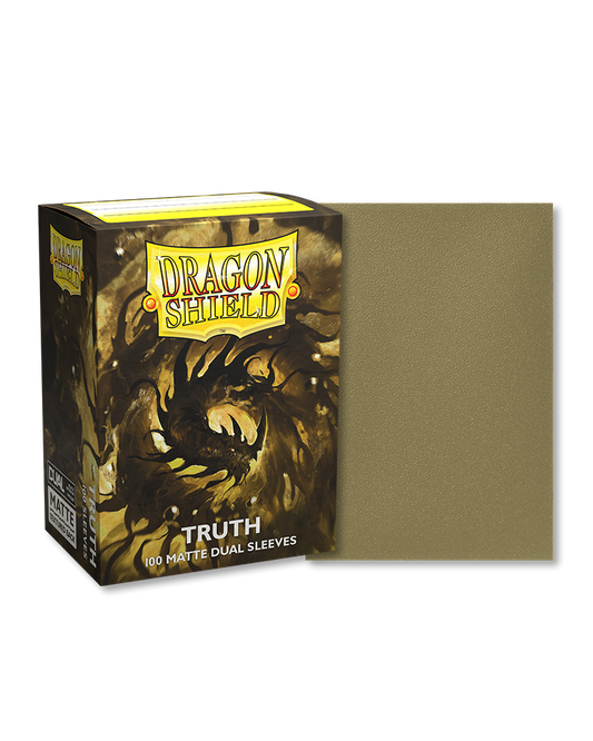 Dragon Shield - Sleeves - Matte Dual Truth (Gold) (100)