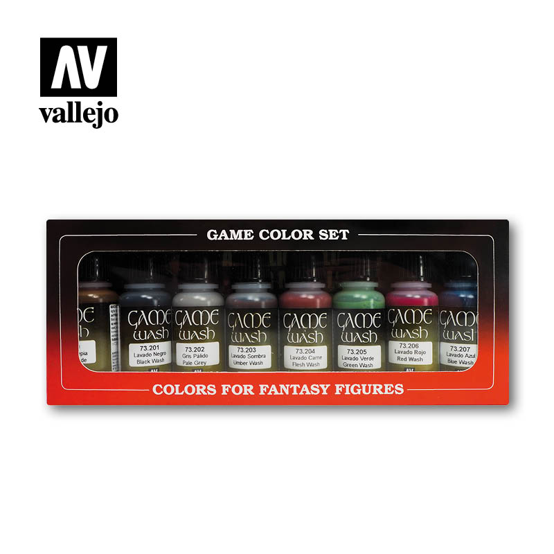 Vallejo - Game Color - Washes - Set of 8