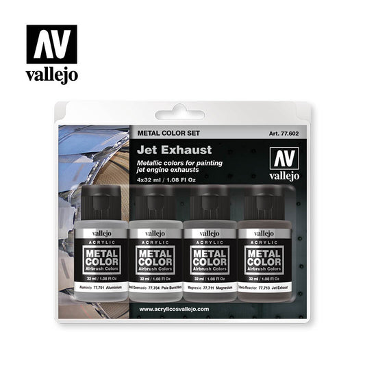 Vallejo - Metal Color Jet Exhaust - 4 Paint Set