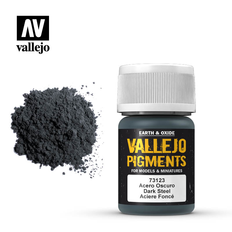 Vallejo - Pigment Metallic Dark Steel 35ml