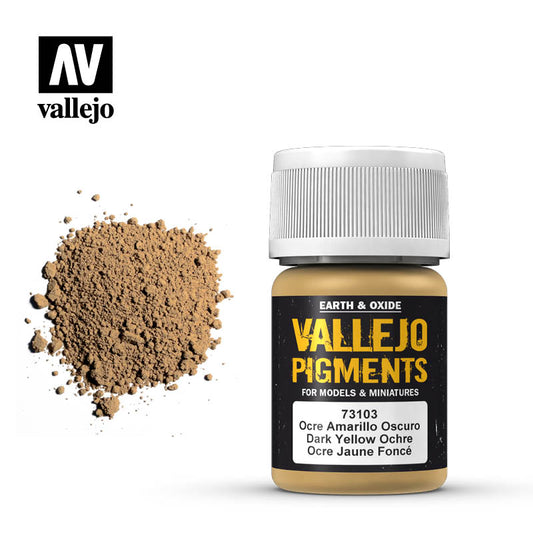 Vallejo - Pigment Dark Yellow Ochre 35ml