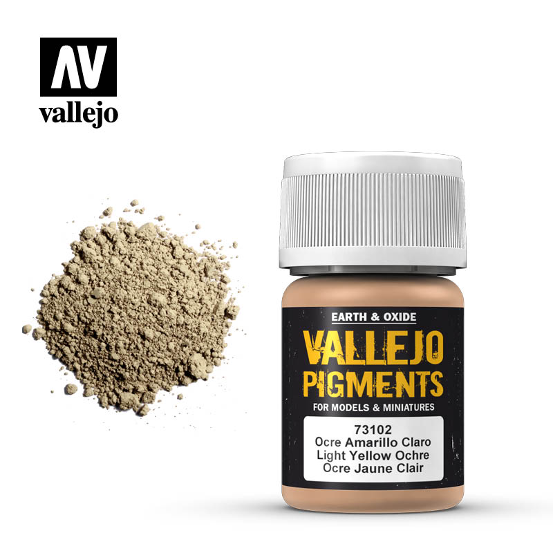 Vallejo - Pigment Light Yellow Ochre 35ml