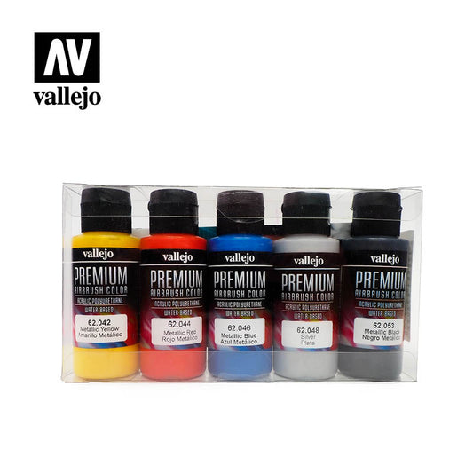 Vallejo - Premium - Metallic Color - Set of 5