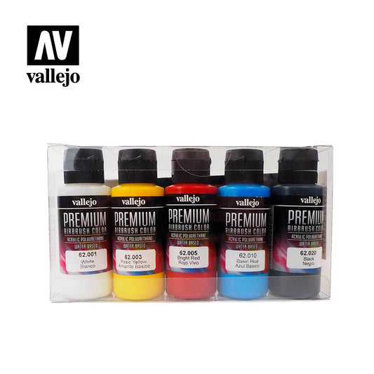 Vallejo - Premium - Basic Opaque Color - Set of 5