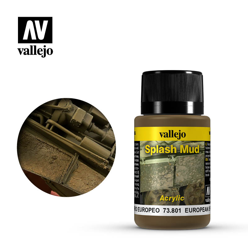 Vallejo: Weathering European Splash Mud 40ml