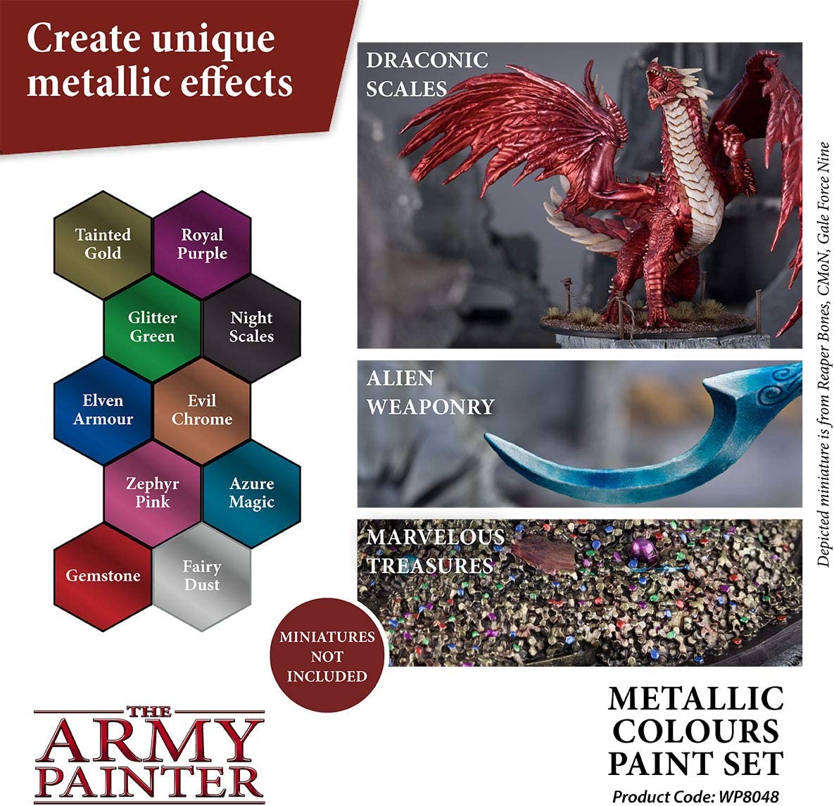 Army Painter - Paint Set - Metallic Colours Paint Set