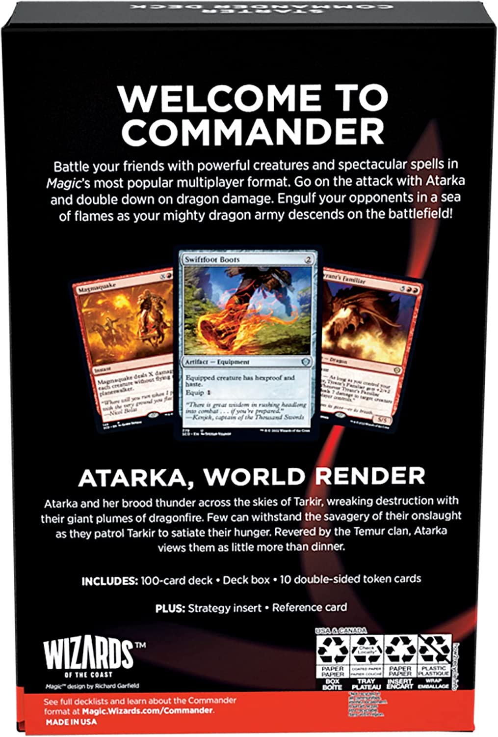 Magic: The Gathering Starter Commander Deck - Draconic Destruction